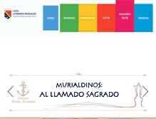 Tablet Screenshot of liceomurialdo.cl